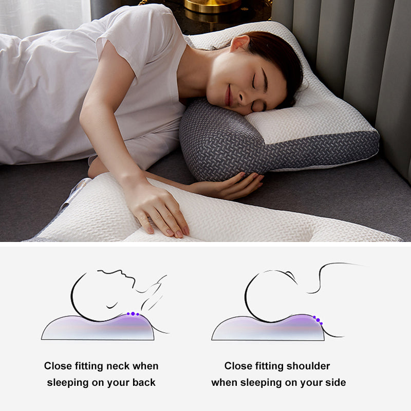 Orthopedic Neck Pillow – Memory Foam Support for Sleep Comfort and Pain Relief