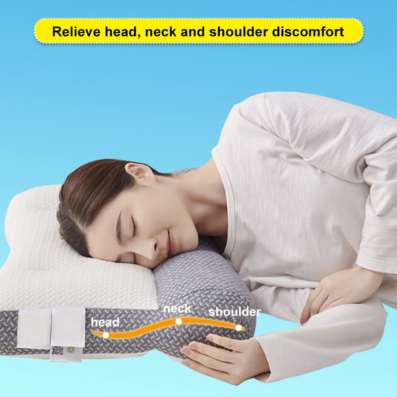 Orthopedic Neck Pillow – Memory Foam Support for Sleep Comfort and Pain Relief