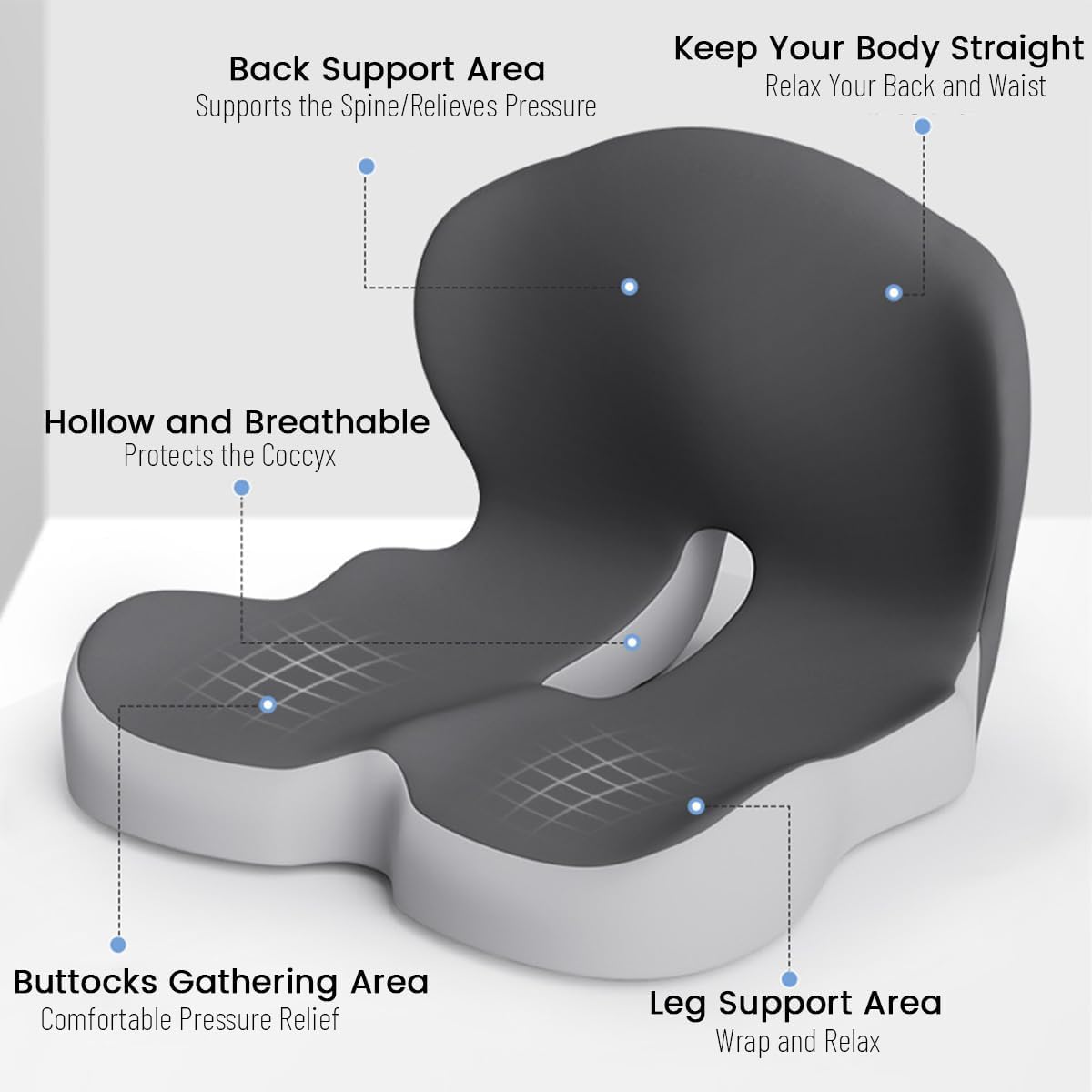 orthopedic soothe seat cushion lumbar support