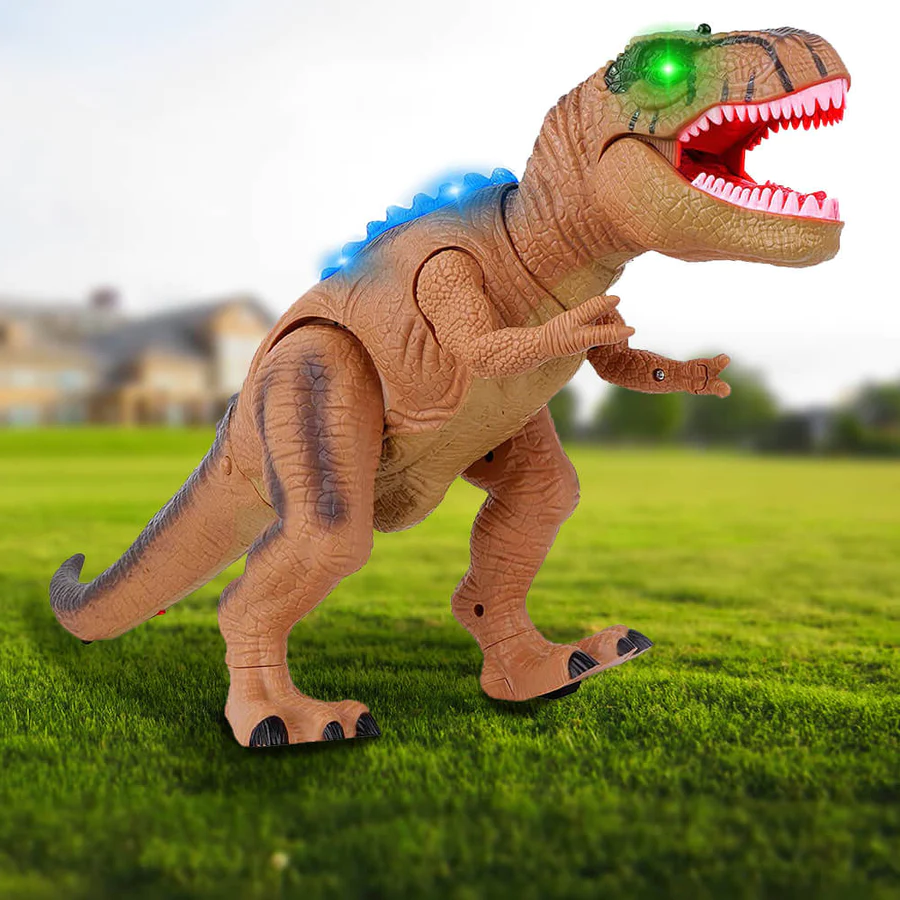 Remote Control Walking Roaring Dinosaur Toy