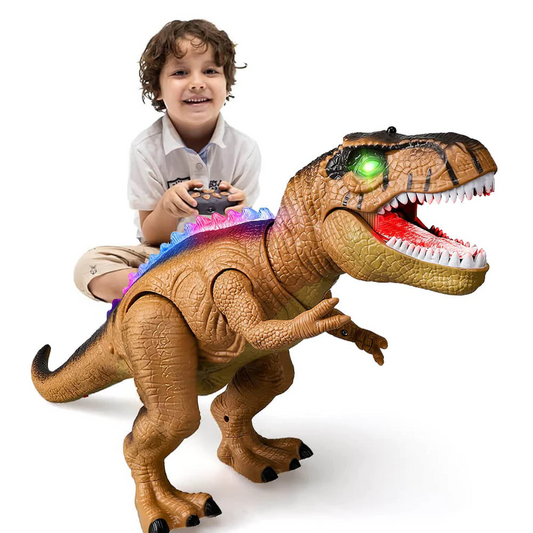 Remote Control Walking Roaring Dinosaur Toy