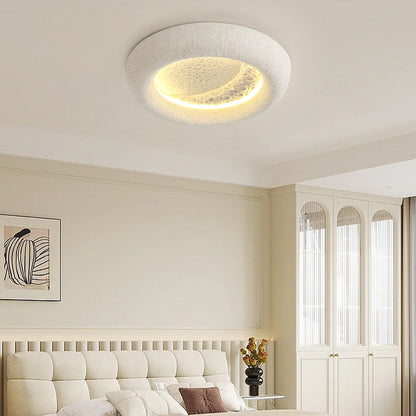 Elegant Round Resin Wall Lamp for Home Decor and Office Lighting