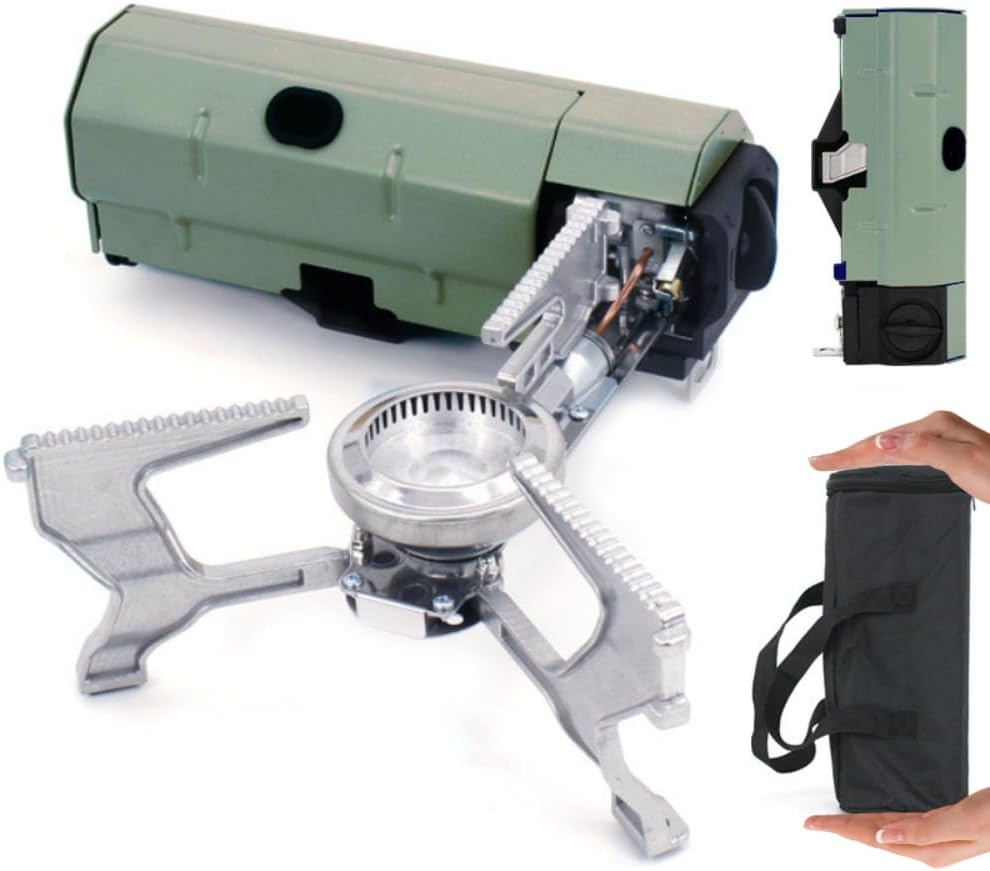 Portable Camping Stove Gas Butane Fuel 3000 Watts Stainless Steel