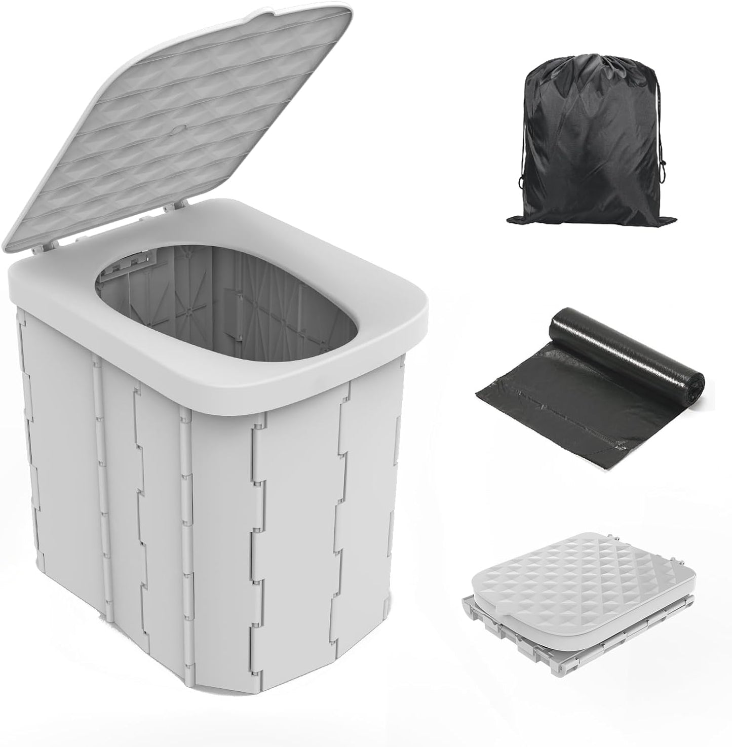 Portable Camping Toilet Folding Toilet Seat Outdoor Toilet