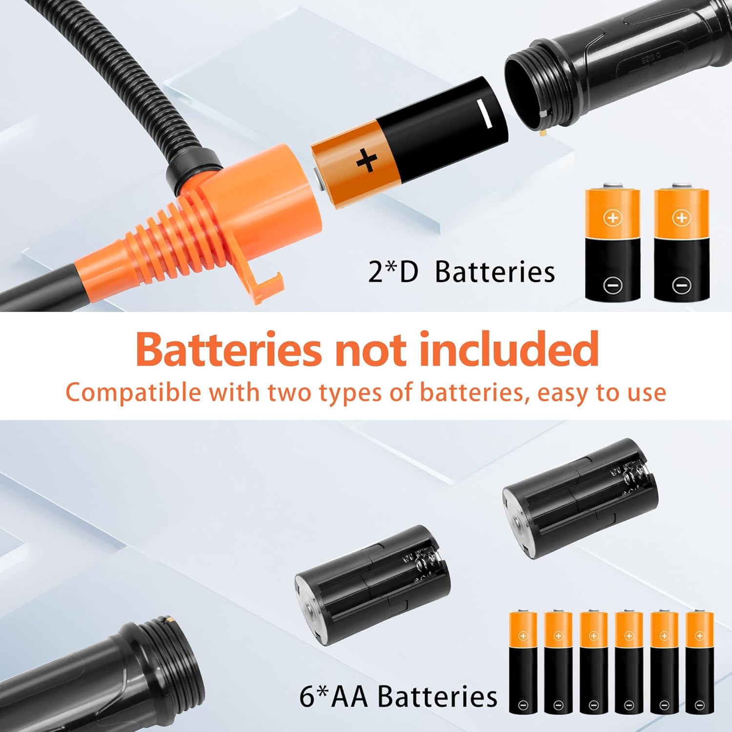 Portable Fuel Transfer Pump – Battery Powered Siphon for Gasoline & Car