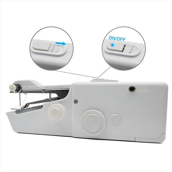 Portable Sewing Machine Compact Handheld Stitching Device