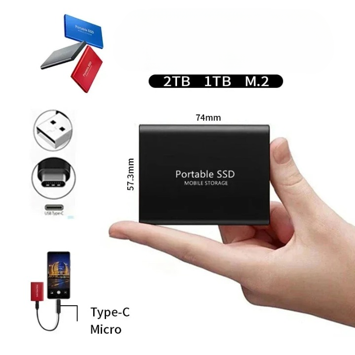 Portable SSD Drive High-Speed Storage Device