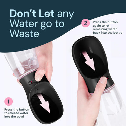 Portable Water Bottle for Dogs 19 oz