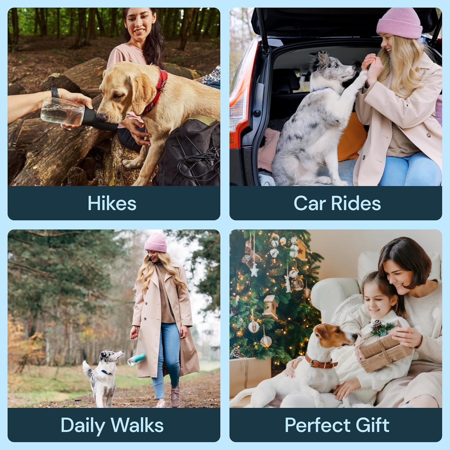 Portable Water Bottle for Dogs 19 oz