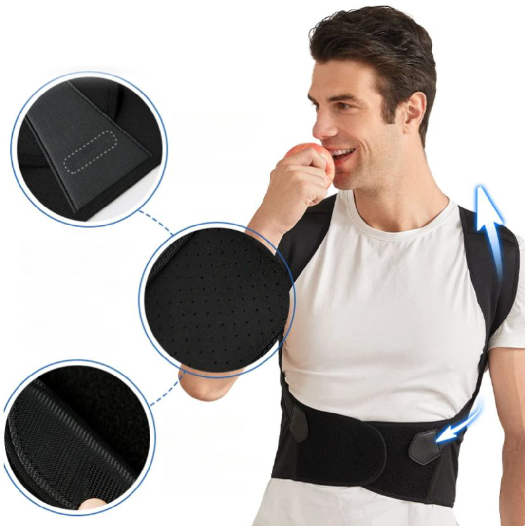 Posture Corrector Back Brace – Adjustable Support Belt for Pain Relief and Comfort