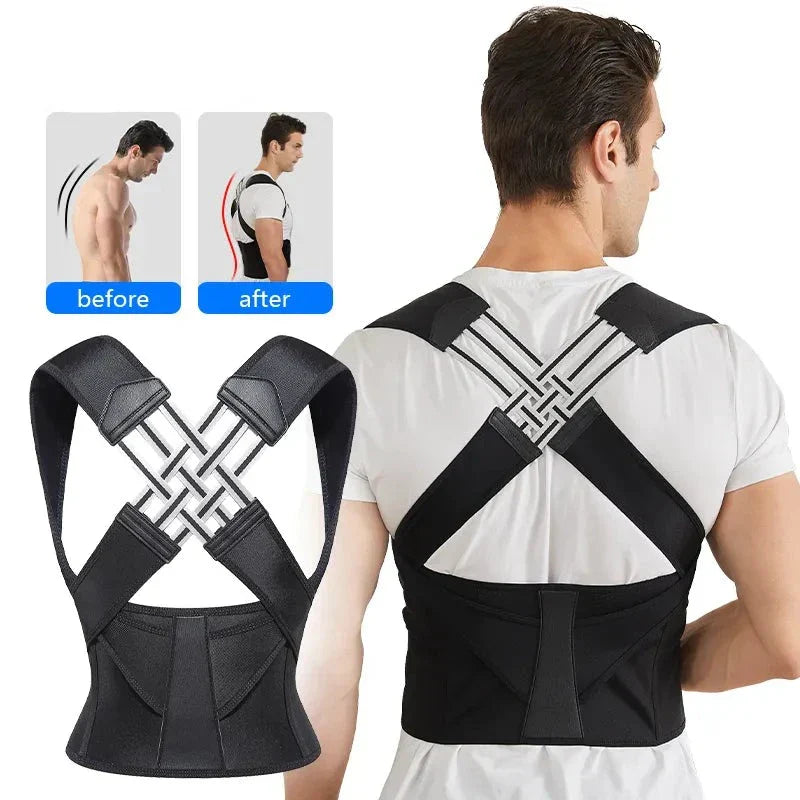 Posture Corrector Belt Back Support Brace Spinal Alignment