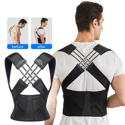 Posture Corrector Belt Back Support Brace Spinal Alignment