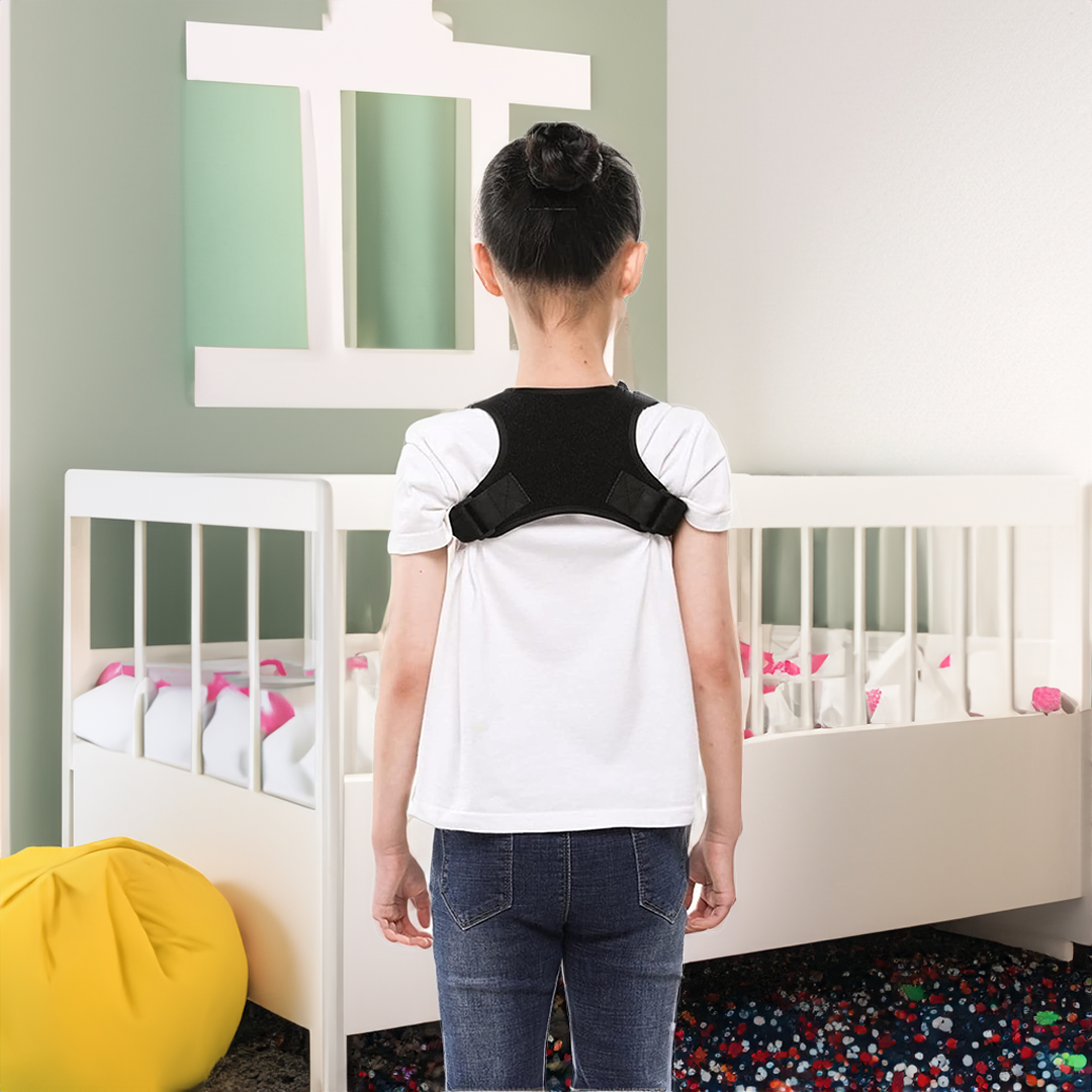 Posture Corrector for Back and Shoulders – Adjustable Support Brace for Pain Relief