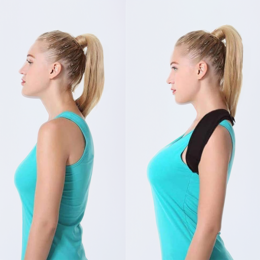 Posture Corrector for Back and Shoulders – Adjustable Support Brace for Pain Relief