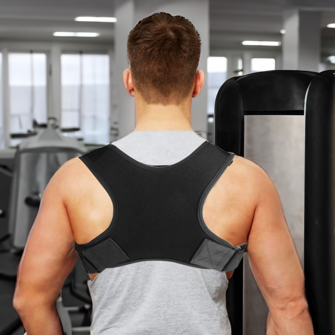 Posture Corrector for Back and Shoulders – Adjustable Support Brace for Pain Relief