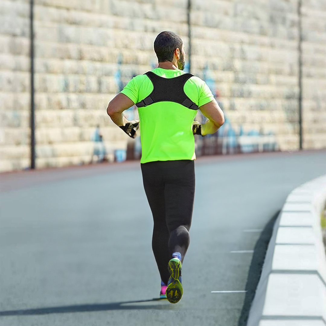 Posture Corrector for Back and Shoulders – Adjustable Support Brace for Pain Relief