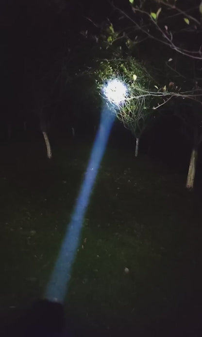 PrimFlora Pro World's Brightest LED Torch – 100,000 Lumens, Waterproof, Aluminium