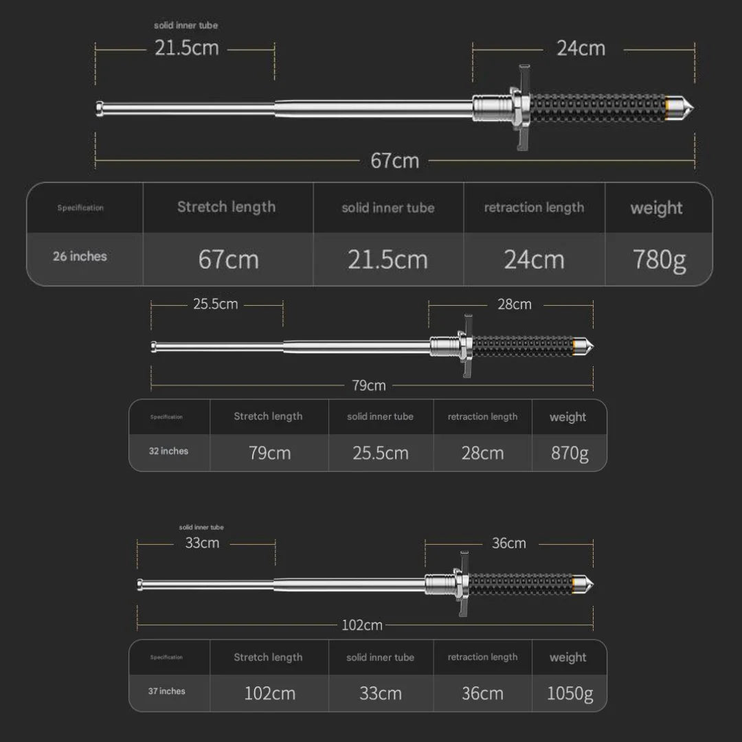 PrimFlora Pro Ultimate Hiking Walking Stick- Adjustable