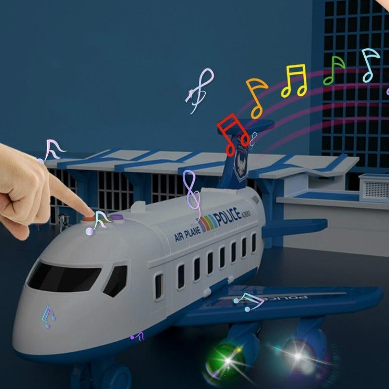 Airplane Vehicle Play Set Police Construction Fireman 3 Styles