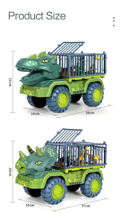 Dinosaur Excavator Truck Toy Vehicle Set