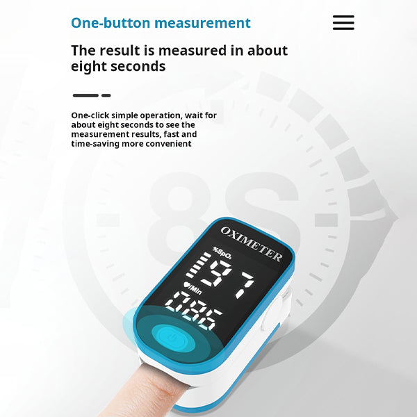 Pulse Oximeter Fingertip Monitor – Digital Blood Oxygen Saturation With TFT Display
