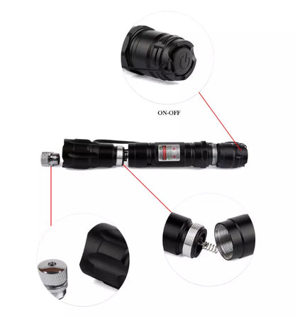 Rechargeable Green Laser Pointer Long Range Torch