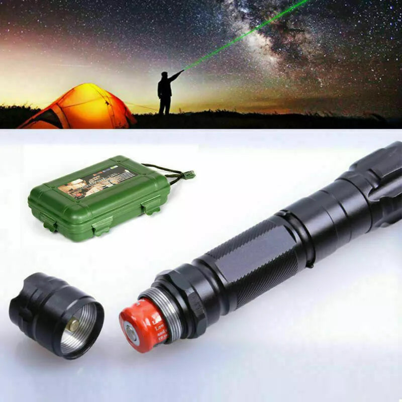 Rechargeable Green Laser Pointer Long Range Torch
