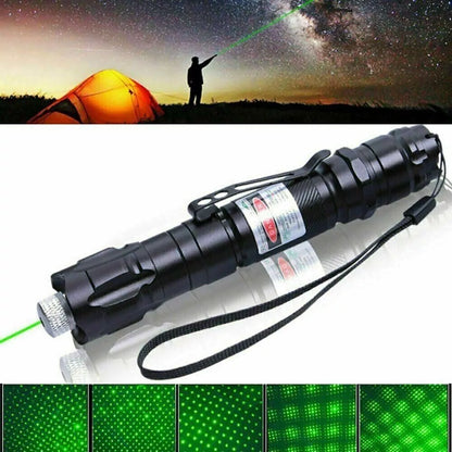Rechargeable Green Laser Pointer Long Range Torch