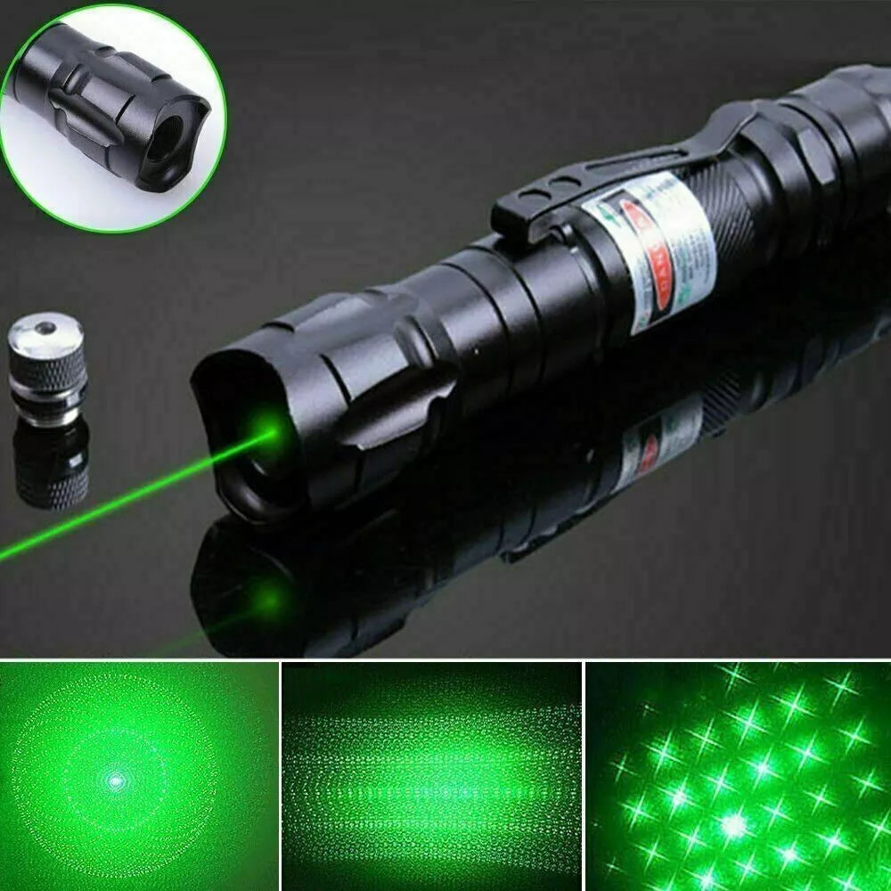 Rechargeable Green Laser Pointer Long Range Torch