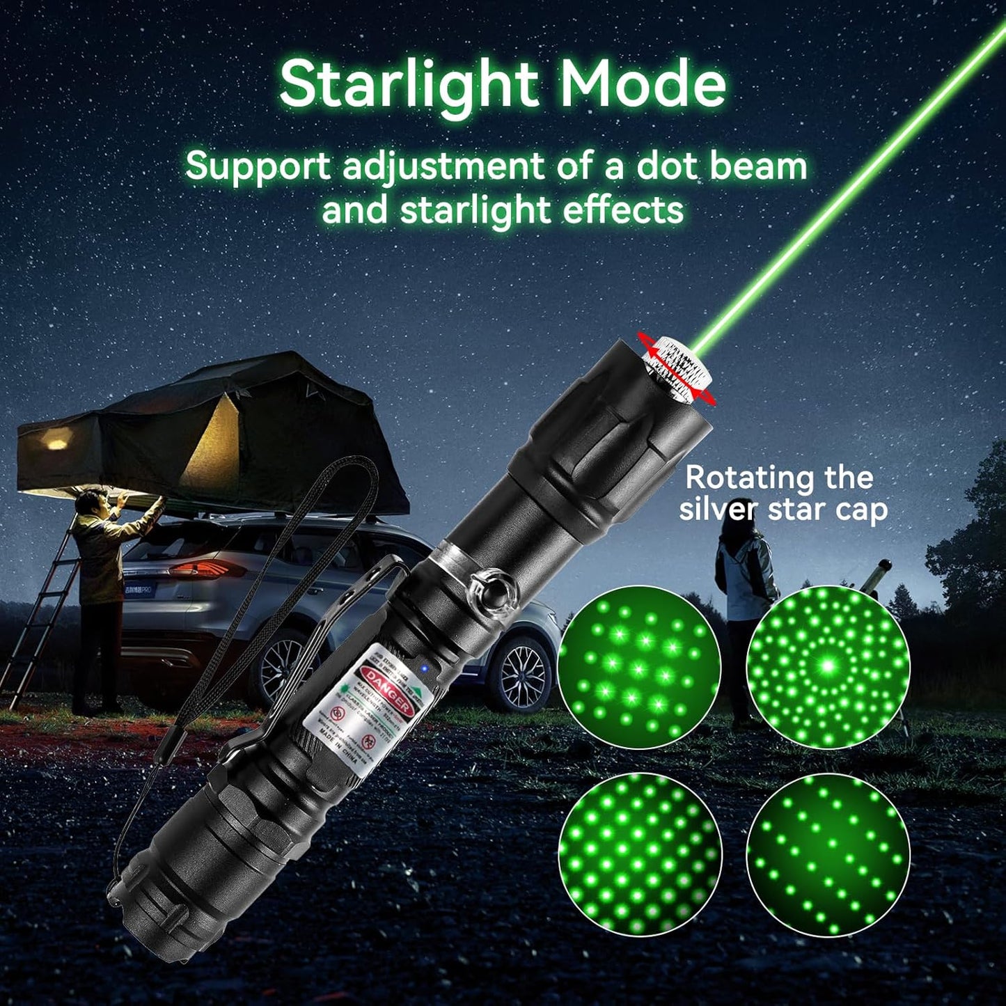 Rechargeable LED Flashlight Outdoor Torch