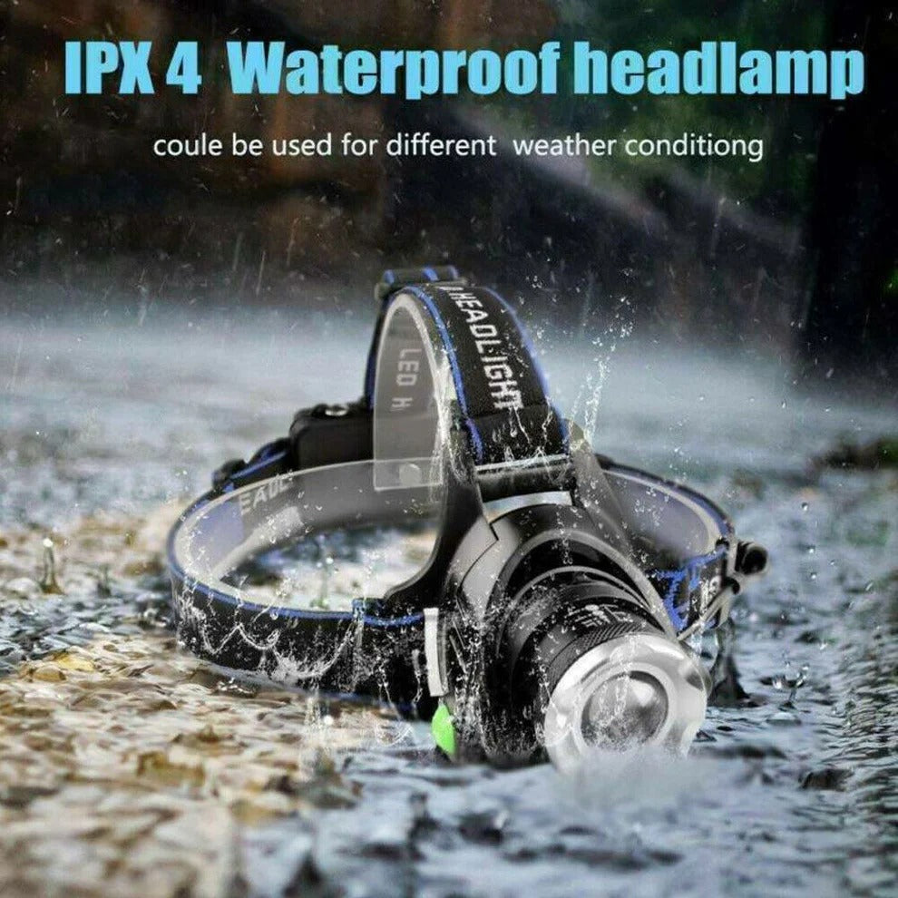 Rechargeable LED Headlamp 990000 Lumens