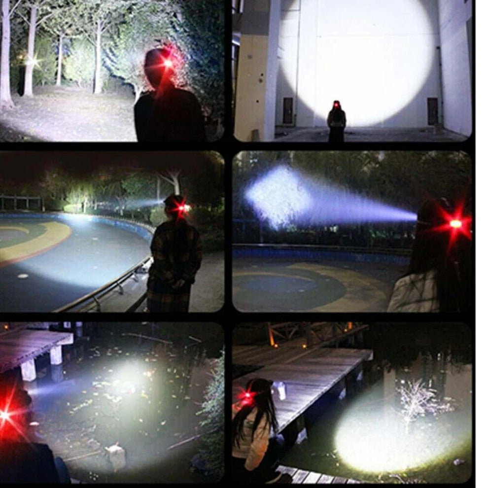 Rechargeable LED Headlamp 990000 Lumens