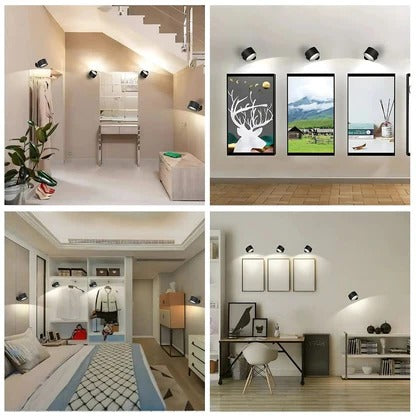 Rechargeable LED Wall Light 360 Degree Rotation