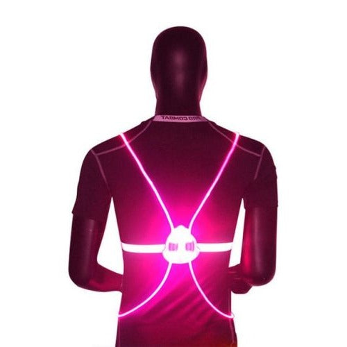 Reflective LED Flash Night Vest 360 Degree Visibility