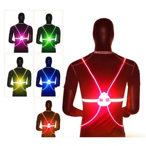 Reflective LED Flash Night Vest 360 Degree Visibility