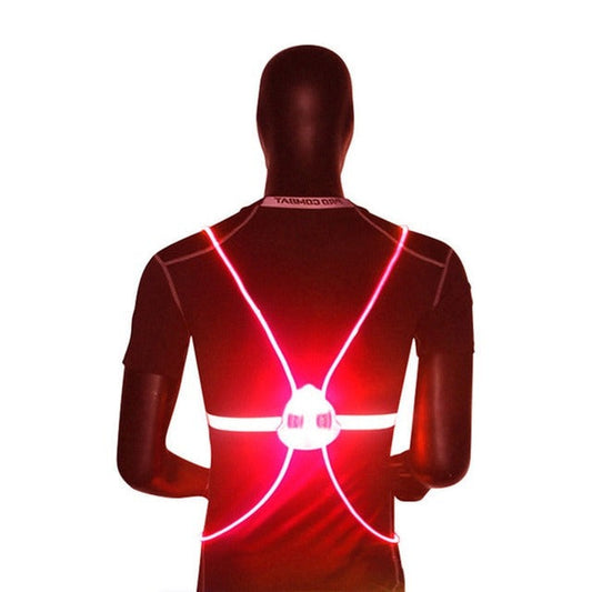 Reflective LED Flash Night Vest 360 Degree Visibility