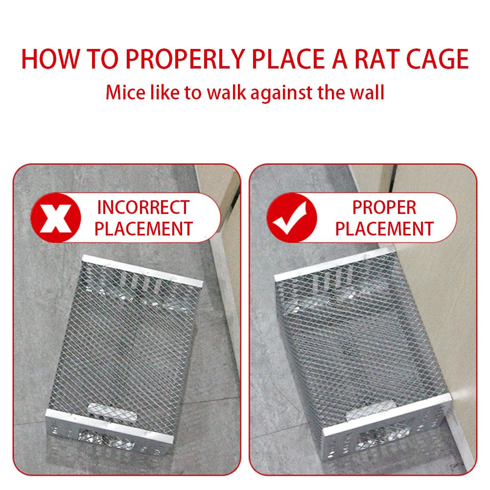 Reusable Mouse Trap Cage Sliding Door Design