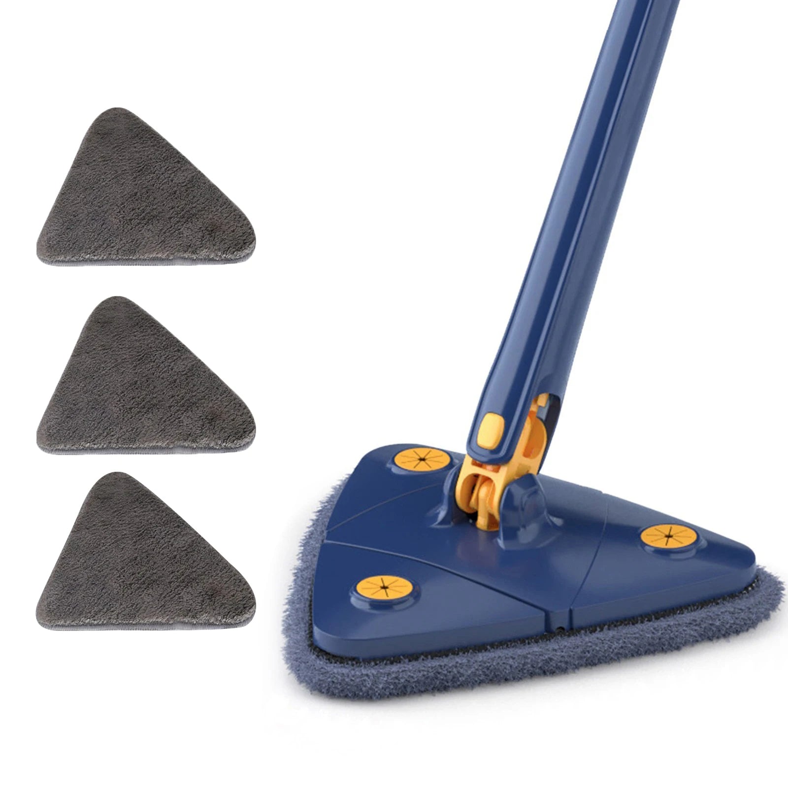 Rotating Floor Mop – 360° Triangle Cleaner for Hardwood & Tile Shine