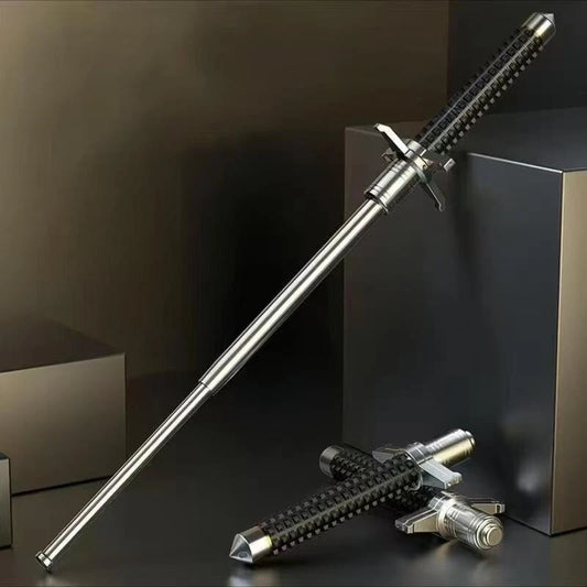 Stainless Steel Telescopic Hiking Stick – Hiking & Outdoor Tool