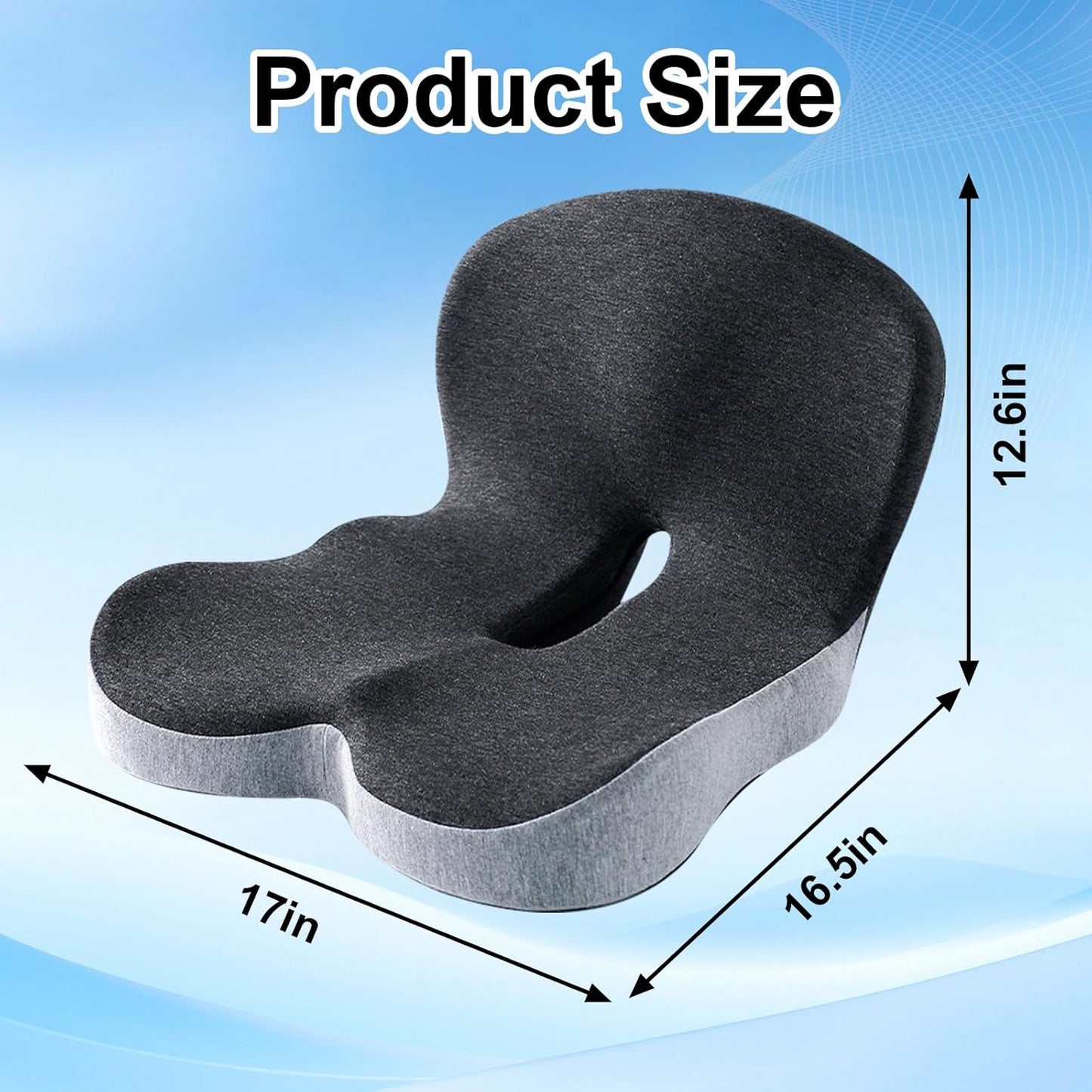 Seat Cushions with Back lumbar support for mobility scooter