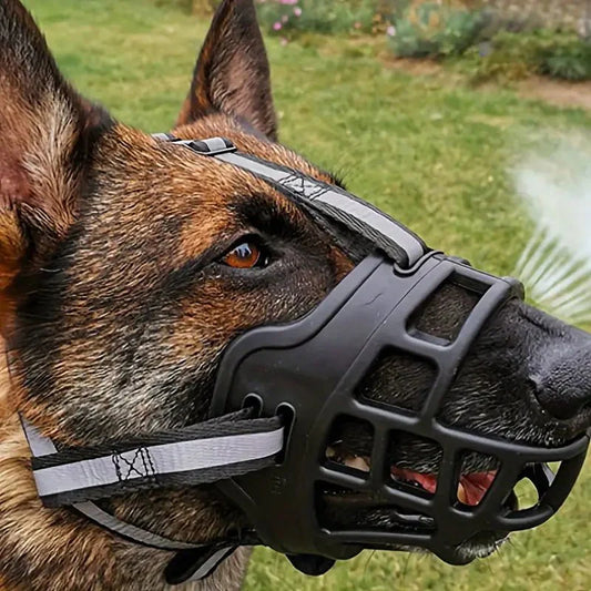 Dog Muzzle SecureFit Adjustable Safety Canine Muzzle