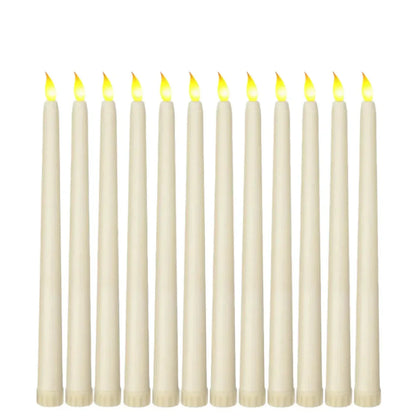 Black LED Candles for Halloween Decor and Wedding Centerpieces