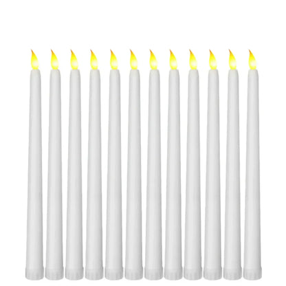Black LED Candles for Halloween Decor and Wedding Centerpieces