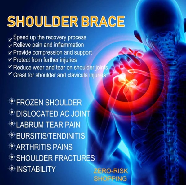 Shoulder Brace Compression Support Sleeve Pain Relief