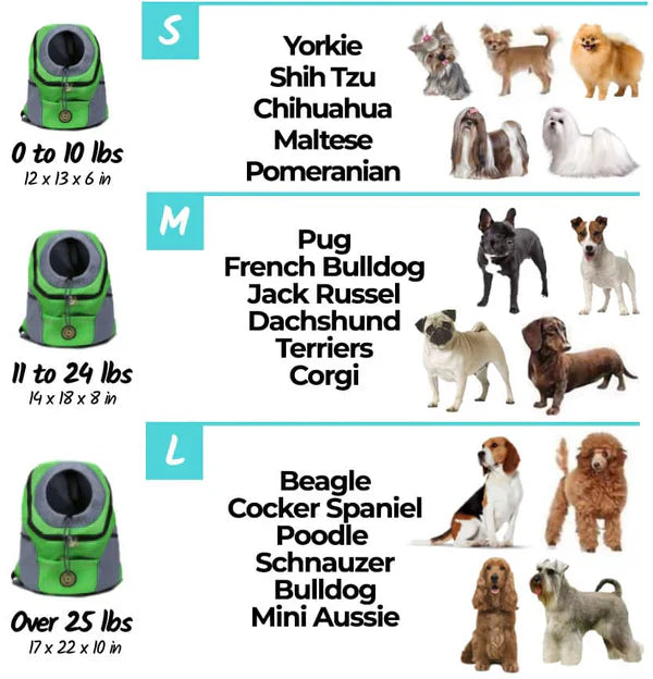 Pet Backpack Adjustable Safe Fur Sport