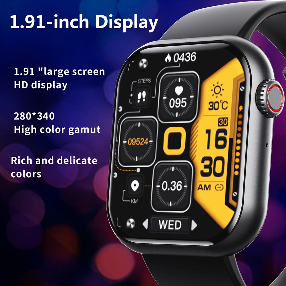 Smartwatch for Blood Sugar Blood Pressure Heart Rate Sleep Monitoring