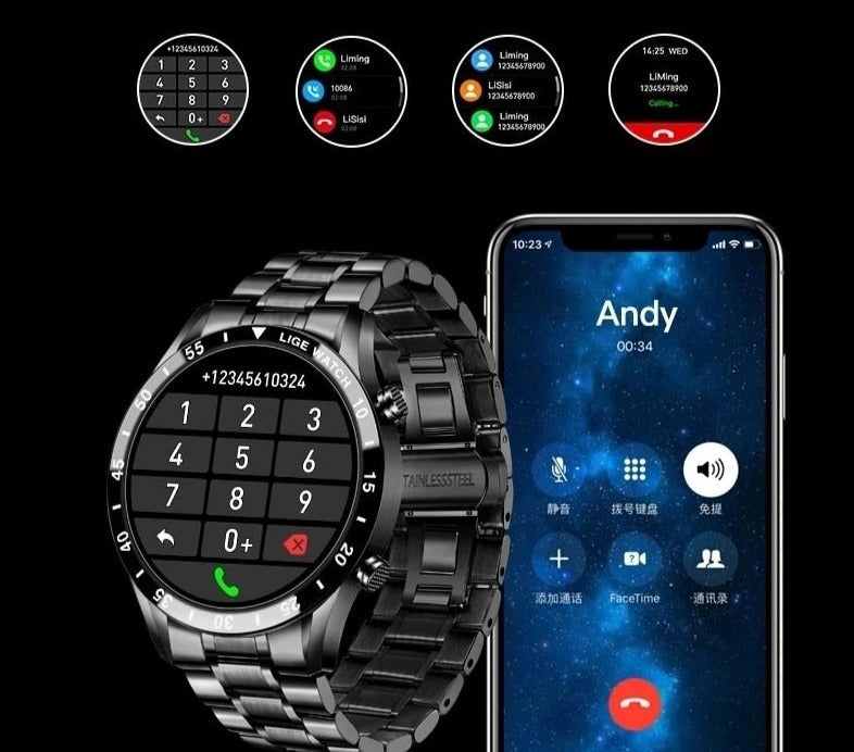 Smartwatch Luxury – Multi-functional Smartwatch with Elegant Design and Features