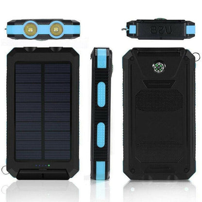 Solar Power Bank Waterproof Charger