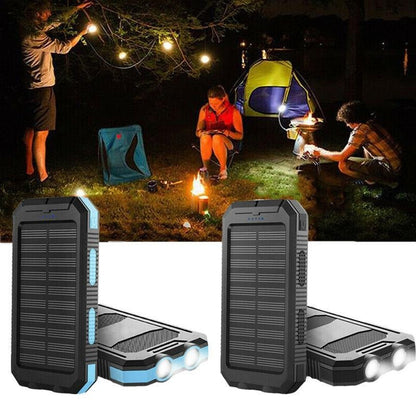 Solar Power Bank Waterproof Charger