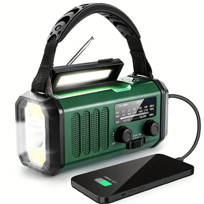 Solar Radio Flashlight Emergency Hunting Gear